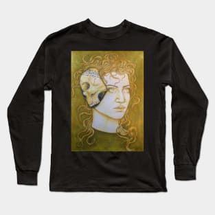 Death and the Maiden - mixed media drawing Long Sleeve T-Shirt